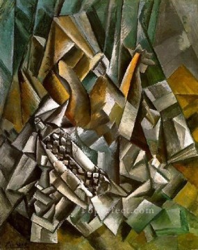 Artworks by 350 Famous Artists Painting - Still Life with Liqueur Bottles 1909 cubist Pablo Picasso